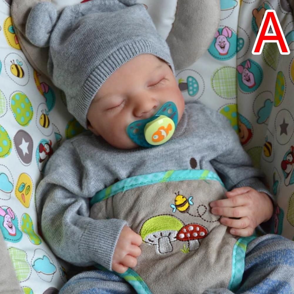 18in Real Life Dolls Lifelike Girl Full Body Vinyl Soft Whole Body Silicone Doll S7E0