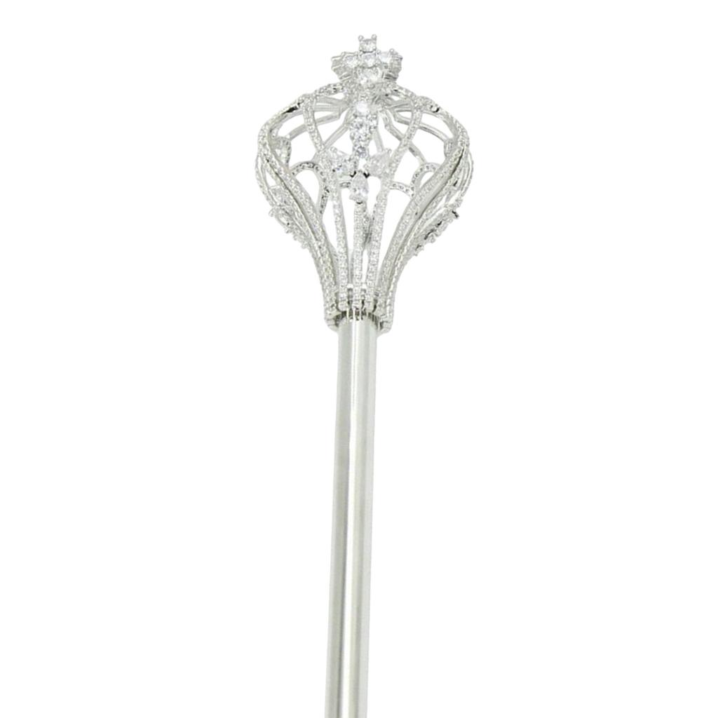 Luxury Rhinestone Royal Scepter Costume Prop For Princess Pageants Wedding Events And Christmas Celebrations