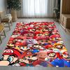 Retro M-Mario Bros Game Cartoon Living Room Non-Slip Area Rug Soft Carpet for Bedroom Kids Playroom Sofa,Home Decor Doormat Gift