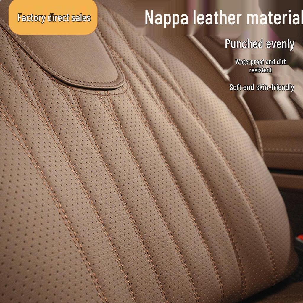 Подушка для поясничной поддержки из кожи наппа - Универсальная подушка сиденья из пены с памятью для всех сезонов