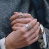  Stainless Steel High Quality Minimalist Daily Smooth Fashion Open Adjustable Ring 18K PVD Plated Classic Jewelry Gift
