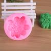 Силиконовая форма клевер внахлест цветок форма для мыла DIY форма для выпечки ручной работы