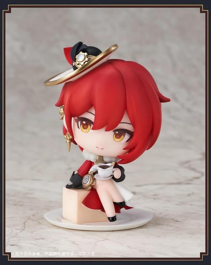 RIBOSE Star Rail Звездный Приветственный Чай Химеко Раскрашенная Полная Фигурка Версии Q "Крах" (Хонкай Рейл)" ~Поездная вечеринка~ Немасштабный ПВХ&АБС"