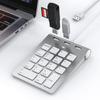 Numeric Keypad Wired USB Hub 3 Port Bus Powered Slim 18 Keys Numeric Keypad for Mac Connection Equipped with 3 USB Ports Mac Keyboard Numeric Keypad