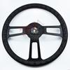 18 Inch Chrome Semi Truck Steering Wheel with 5 Hole Wood Film Steering Wheel