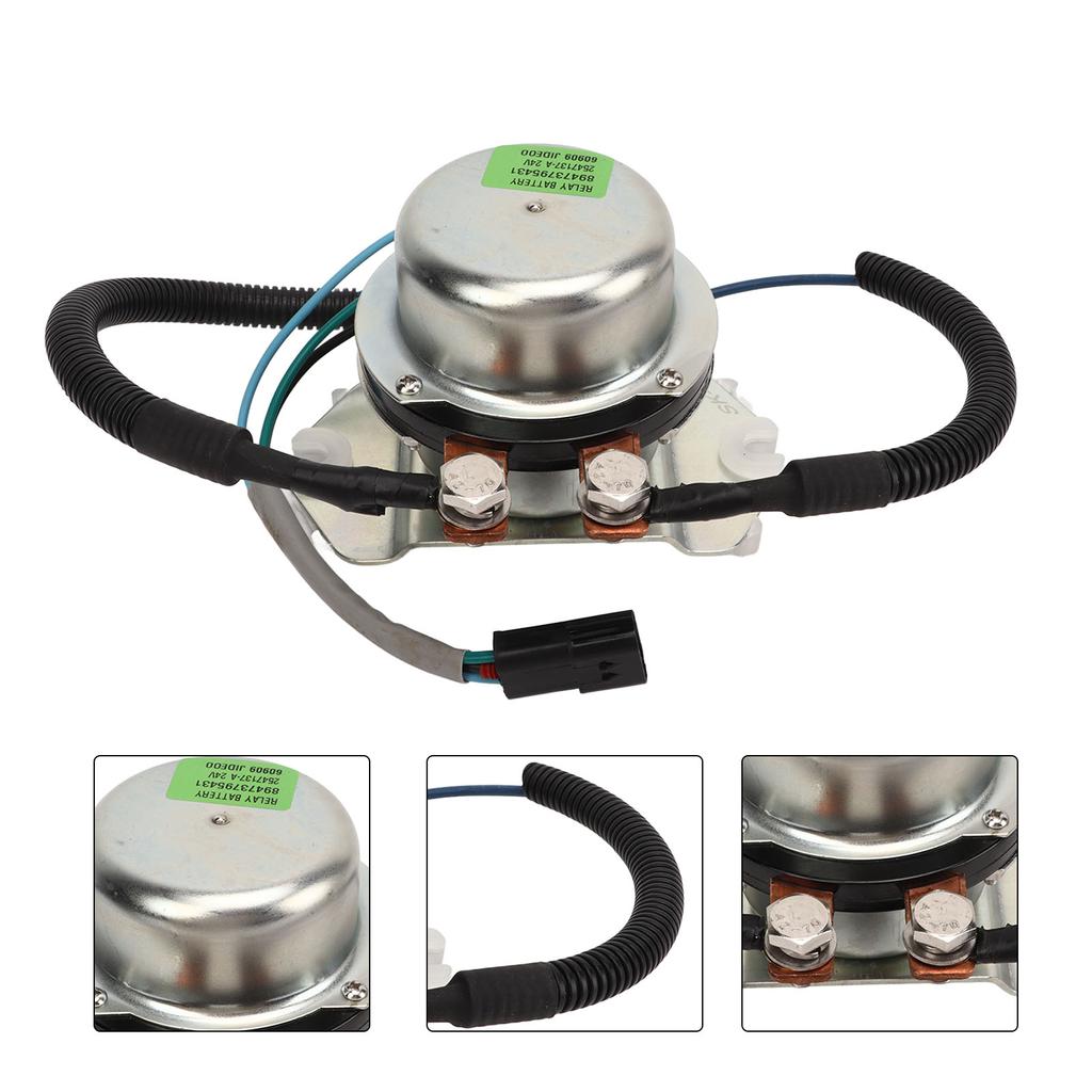 24 В реле аккумуляторной батареи экскаватора, красная медная клемма, главный выключатель питания, замена для Kobelco