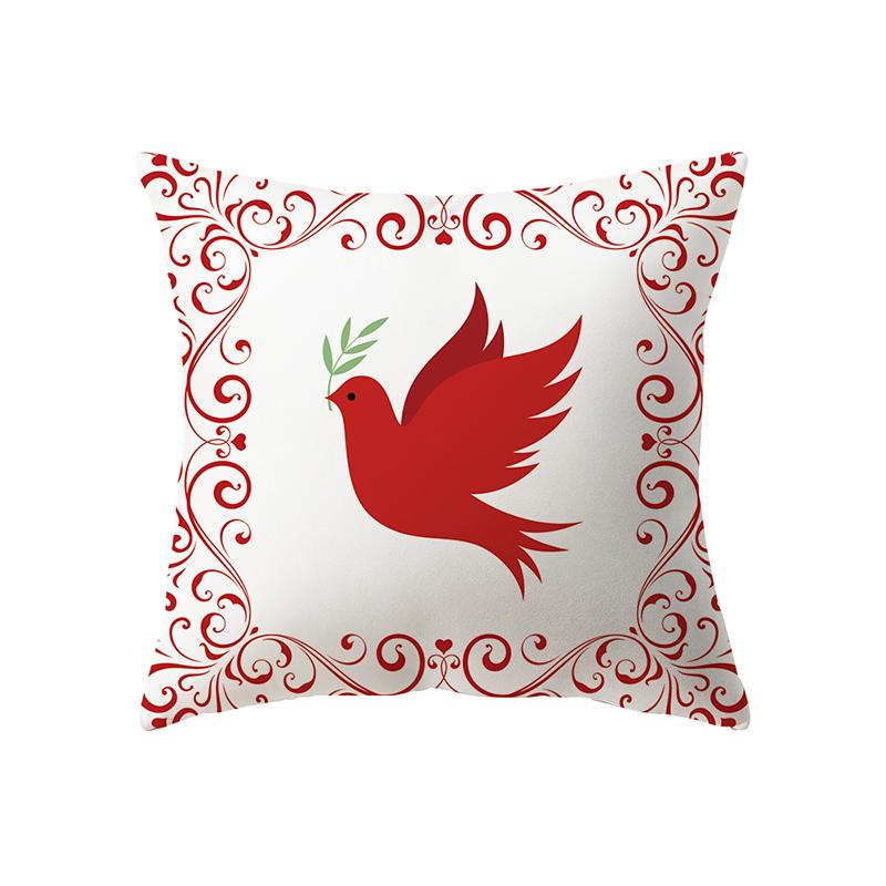 Рождественские украшения Рождественская тема Печатный узор Чехлы для подушек Домашняя гостиная Украшение дивана Подушка Наволочка