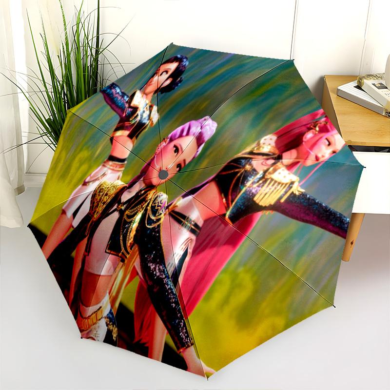 Harmony Motion: Musical Dance Celebration Folding umbrella Portable Suitable for all seasons light Gift Three folds