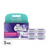 Gillette Venus Swirl Women's Razor Blades, 4 Pieces, 5 Sets ,Korean Razor Blade