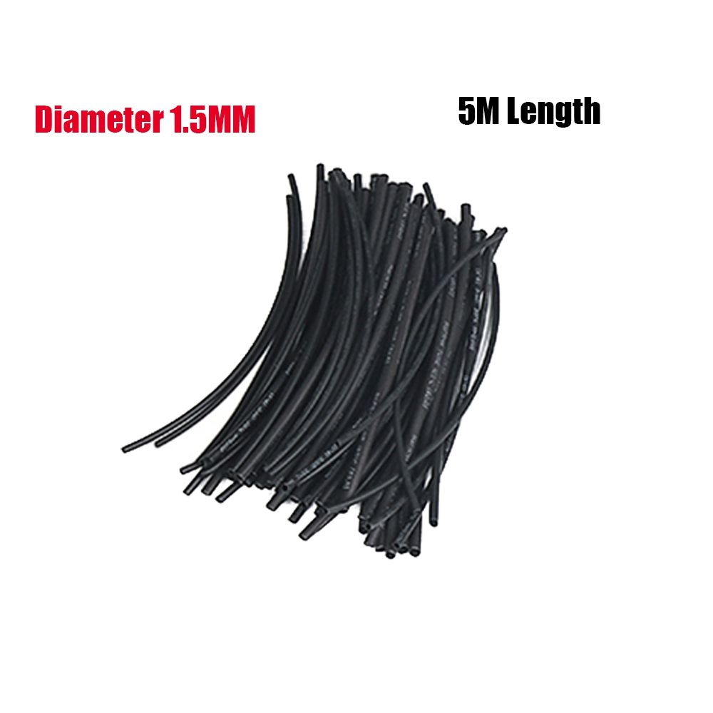 Combination Black Color Tubing Wire Heat Shrink Tube Electrical Cable Tubes Wrap Sleeve Assorted
