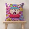 Cartoon SSouth cute PPark  Cushion Cover Inches Farmhouse Decor Home Throw Pillow Covers for Couch Decorations