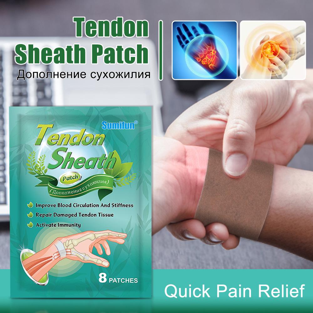 Sumifun Tendon Sheath Patch Wrist Joint Care Patch Black Plaster Patch