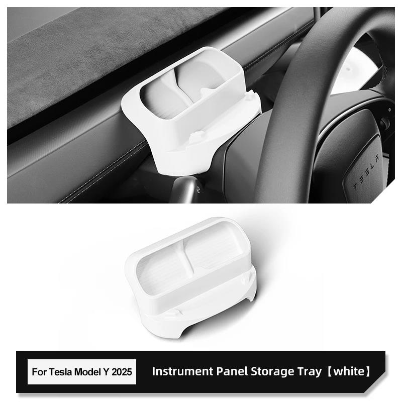 Car Mounted Sunglasses Organizer Storage Glasses Storage Box Car Tray Interior Accessories For Tesla Model Y Launch 2025