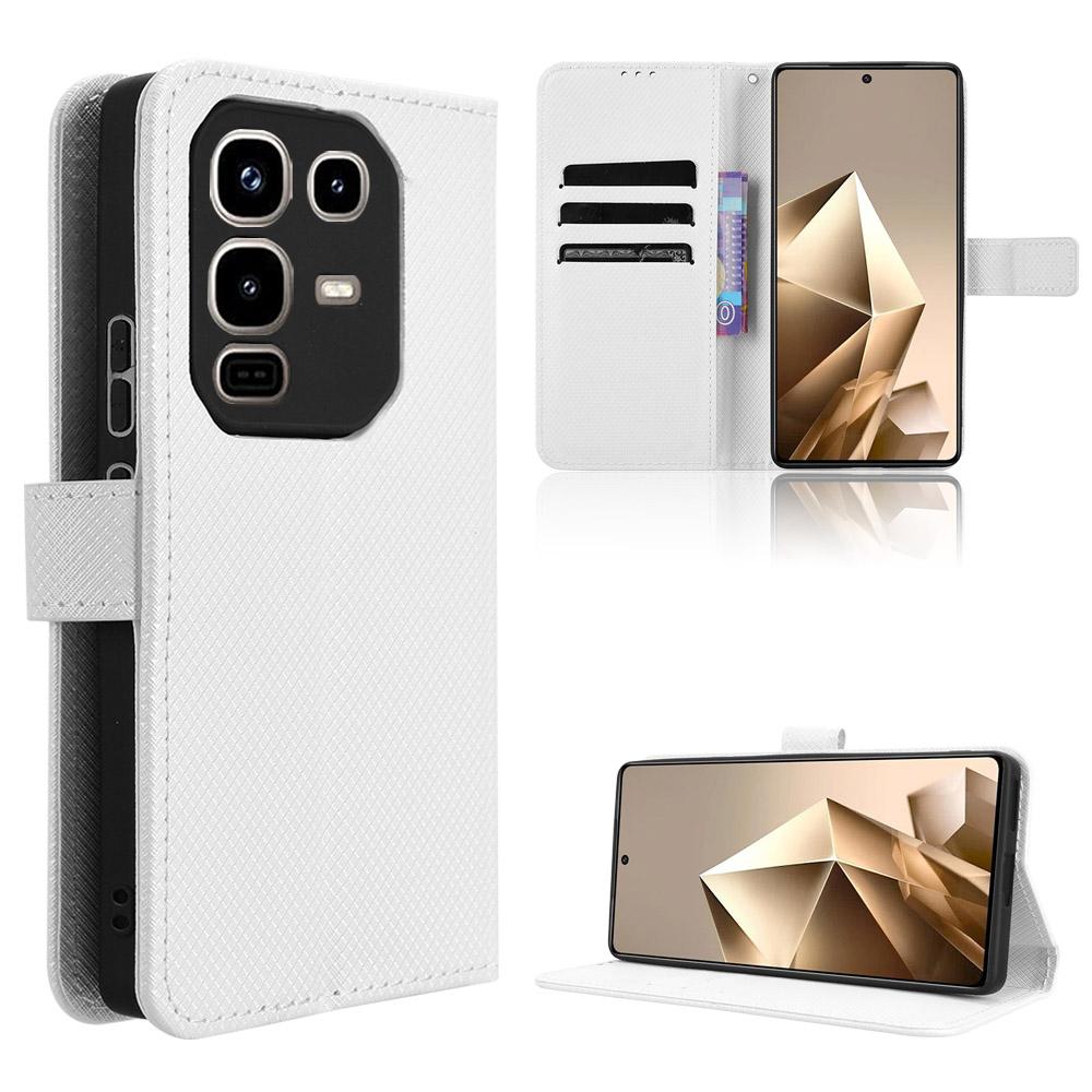 Флип-чехол для Infinix Note 50 Pro 4G из искусственной кожи с полной защитой корпуса [Flip Vintage Leather] Прочный ретро-чехол для телефона