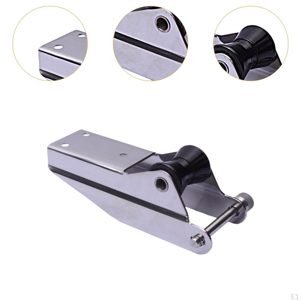 Boat Bow Anchor Roller Fixed Bracket Easily Install Support Mount Marine Yacht