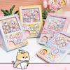 Color Inner Page Cartoon Notebook Gashapon Mahines Square Writing Pad Small Notepad  Diary