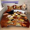 Naruto Evolution Print 3Pcs Bedding Setduvet Cover With 2 Bedropillowcase Home Birthday Gift