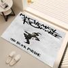 1pc My Chemical Romance The Black Parade Print Area Rug - Soft, Washable Non-Slip Indoor Mat, Living Room, Home Office Decorative Rug,Office Decorativ