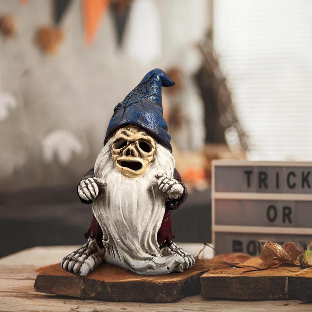 Изделия из смолы, Скелеты на Хэллоуин, Пожилые украшения, Открытые дворы, Гостиные, Маленькие украшения, Подарки