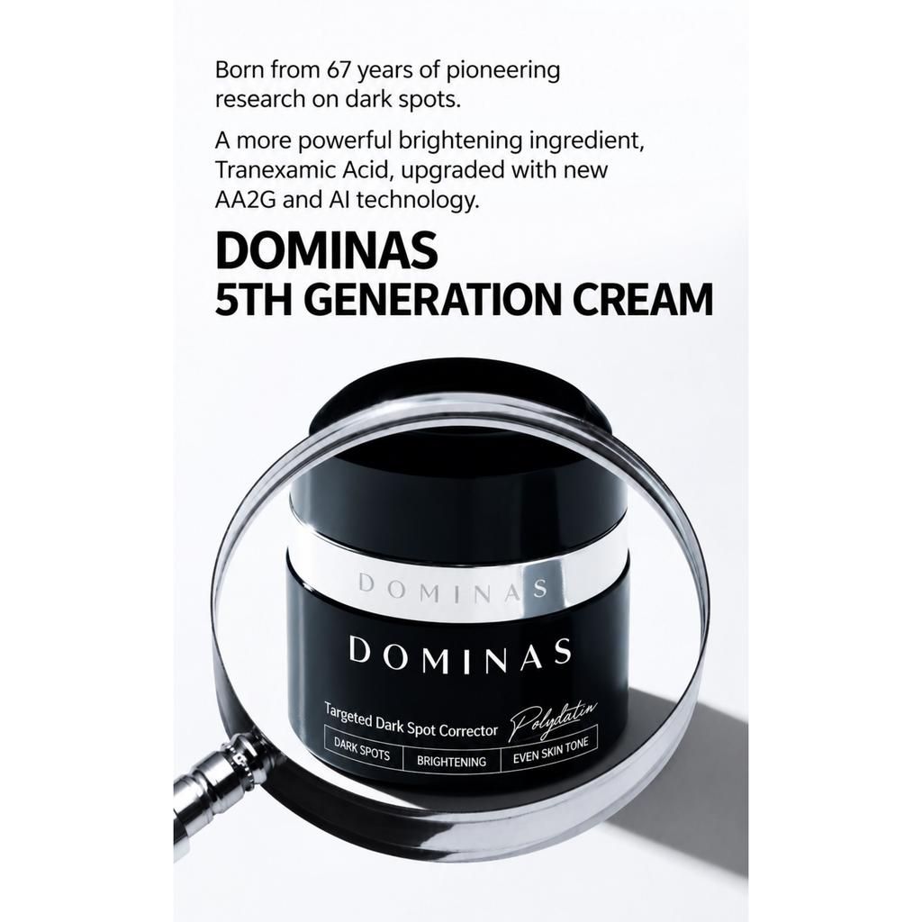 DOMINAS Tranexamic Acid Dark Spot Cream Season 5.0 50g – Brightening & Anti-Wrinkle Facial Cream