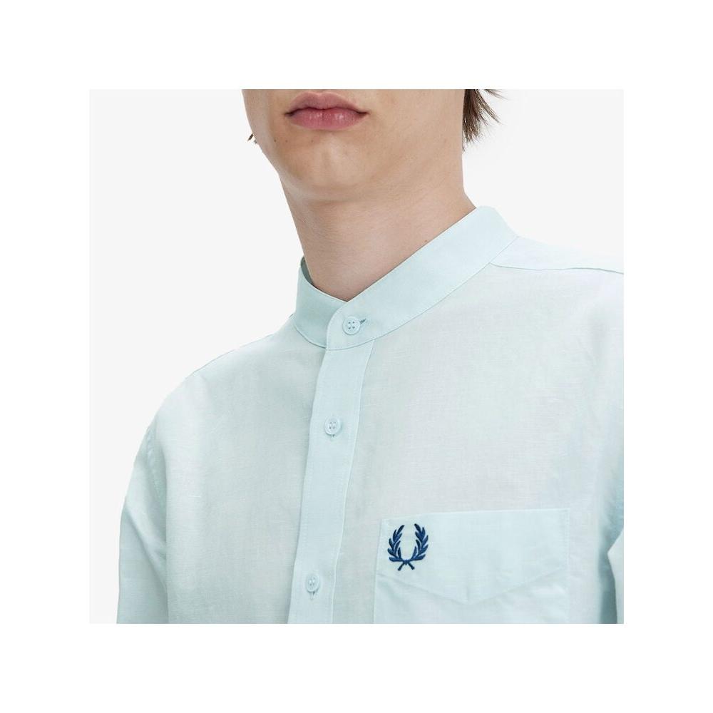 Fred Perry [headquarters Genuine] Fred Perry [sharp] Рубашка с воротником Grandad из льняной смеси R30 Afpm2417763 R30 qzgAfpm2417763 R30