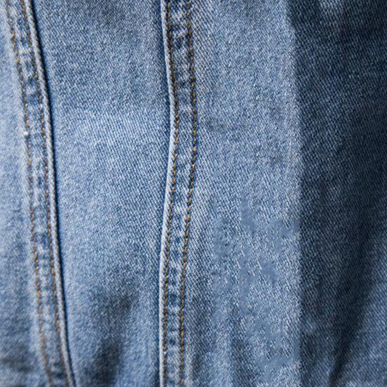 Solid Color Slim Fit Cotton Lapel Single Breasted Men Spring Denim Jacket Fashion Motorcycle Casual Jeans Coat Outerwear