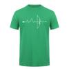 Archery Heartbeat Tshirt Archer Bow and Arrow Bowhunting Hunter Gift Cotton Short Sleeve T Shirt Tee DA