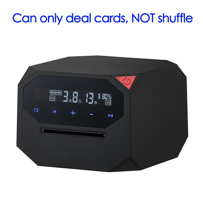 360 Degree Rotating Automatic Card Dealer Rechargeable 2500mAh Playing Cards Dealing Machine Electric Poker Dispenser Device