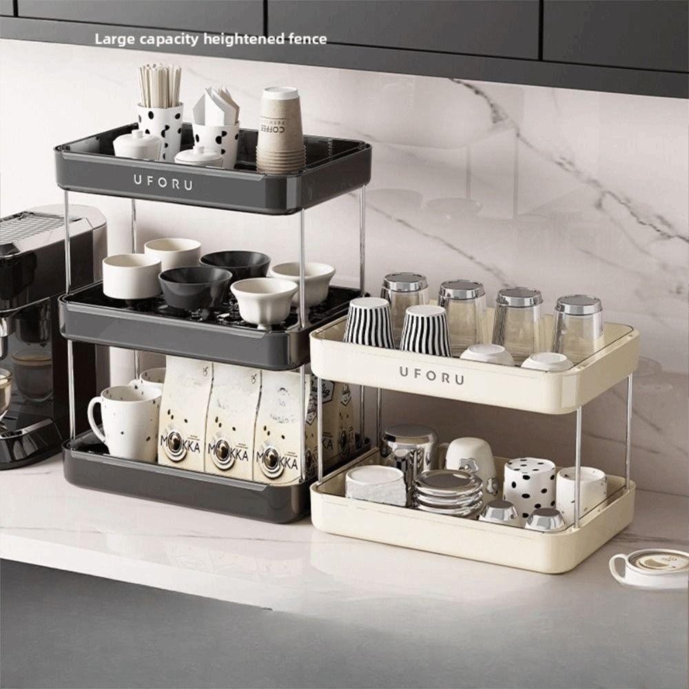 Подставка для хранения чашек большой вместимости Утолщенная настольная подставка для хранения Кухонные аксессуары