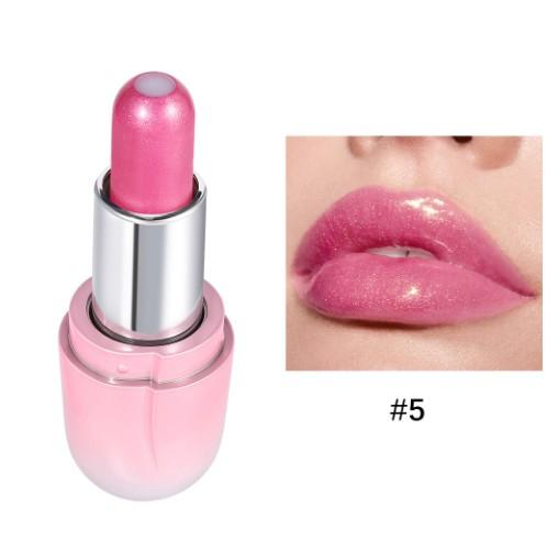 Shimmer Lipstick Набор из 6 мерцающих помад Shimmer Lipstick | Стойкая водостойкая высокопигментированная помада, сияющий финиш, для всех типов кожи, для взрослых, оранжевые и розовые тона