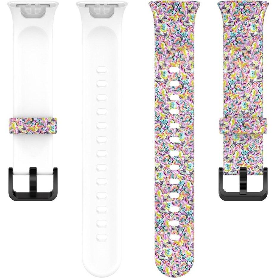 Silicone Strap for Xiaomi Mi Band 7 Pro, Colorful Patterns