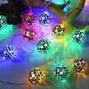 LED Disco Ball String Light Christmas Tree Decorations Battery Operated Mirror LED