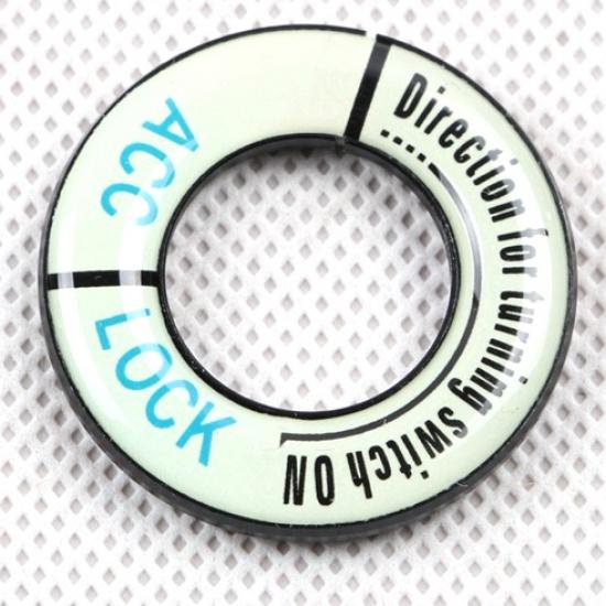 Автомобильное кольцо для ключей зажигания, декоративная отделка, светящиеся наклейки для Peugeot 208 301 307 308 2008 3008 5008, аксессуары