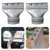 Flat Air Conditioning Exhaust Hose Adapter Exhaust Hose Window Adapter Exhaust Adapter for Mobile/Car Air Conditioning