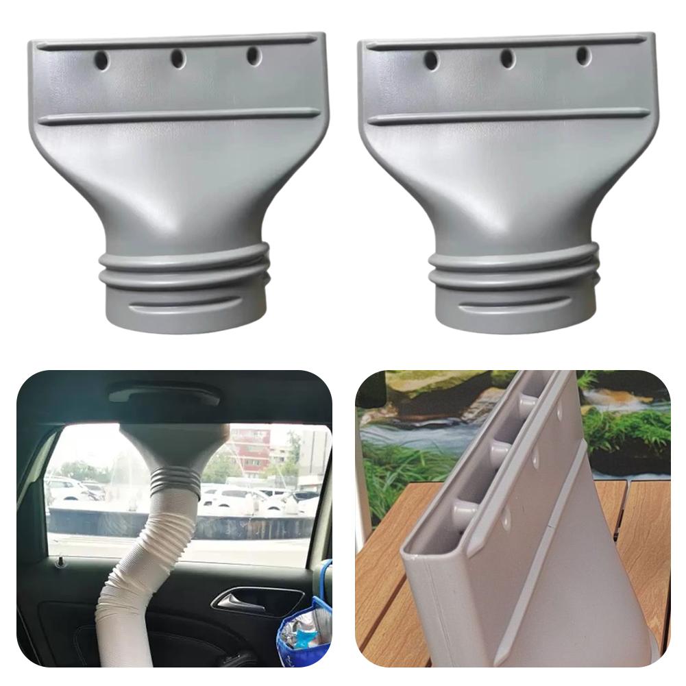 Flat Air Conditioning Exhaust Hose Adapter Exhaust Hose Window Adapter Exhaust Adapter for Mobile/Car Air Conditioning