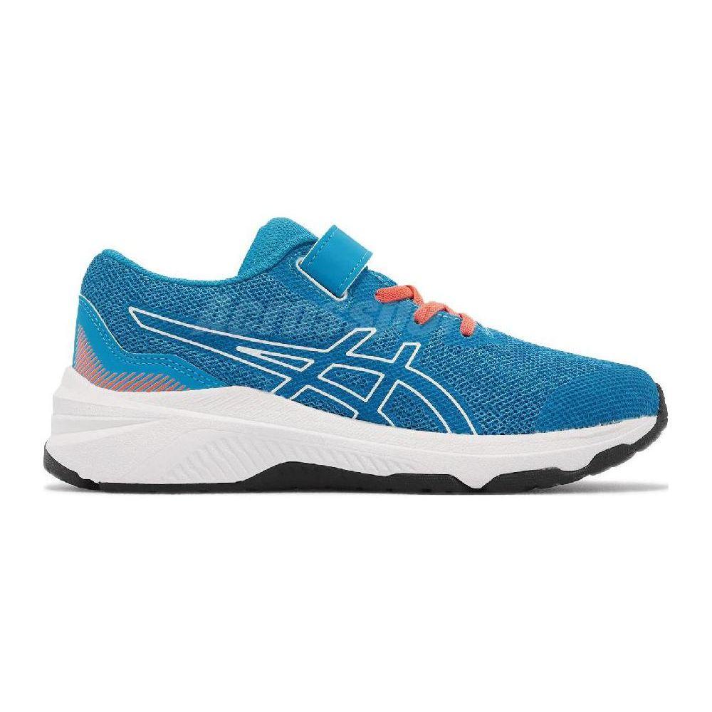 Asics Кроссовки детские GT 1000 11 PS Island Blue, черные 1014A238-421