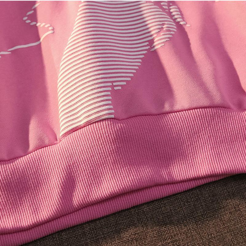 Women's Hip-hop Streetwear Harajuku Hoodie Retro Japanese Anime Girl Sweater Spring and Autumn Pullover