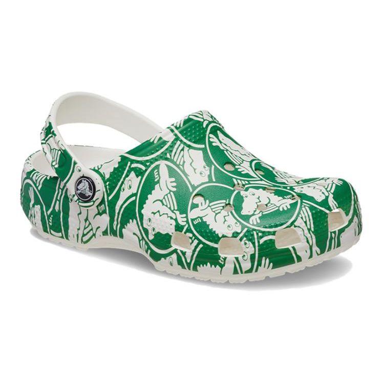 Crocs Resin Casual Fashion Kids Sandals Kids Sandals White Green 210007-3WH