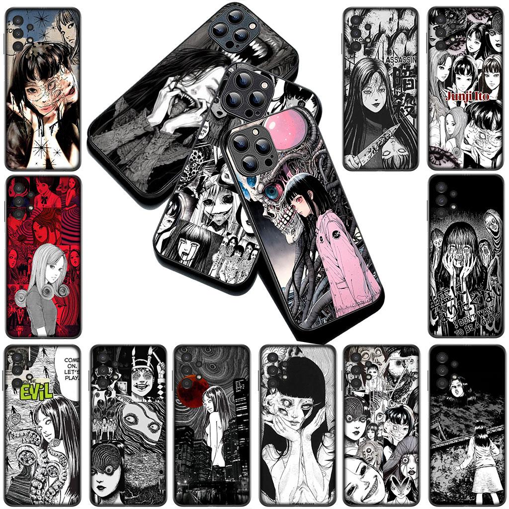 Чехол для телефона Samsung Galaxy S22 S21 S20 FE Ultra Plus A07 A17 A15 A16 A25 A57 A37 Чехол Коллекция комиксов Дзюндзи Томиэ Ито