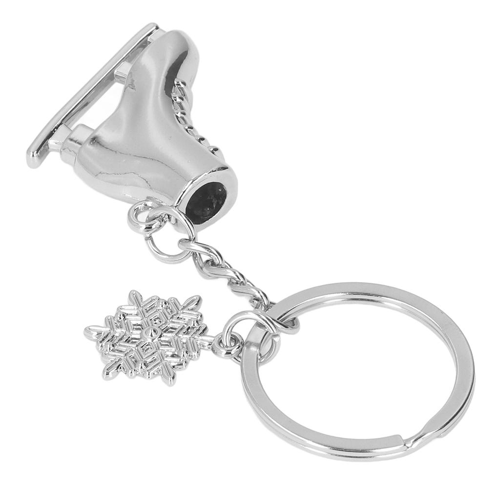 Metal Keychains Cute Shaped Fashionable Skiing Style Key Rings for Competition Souvenirs