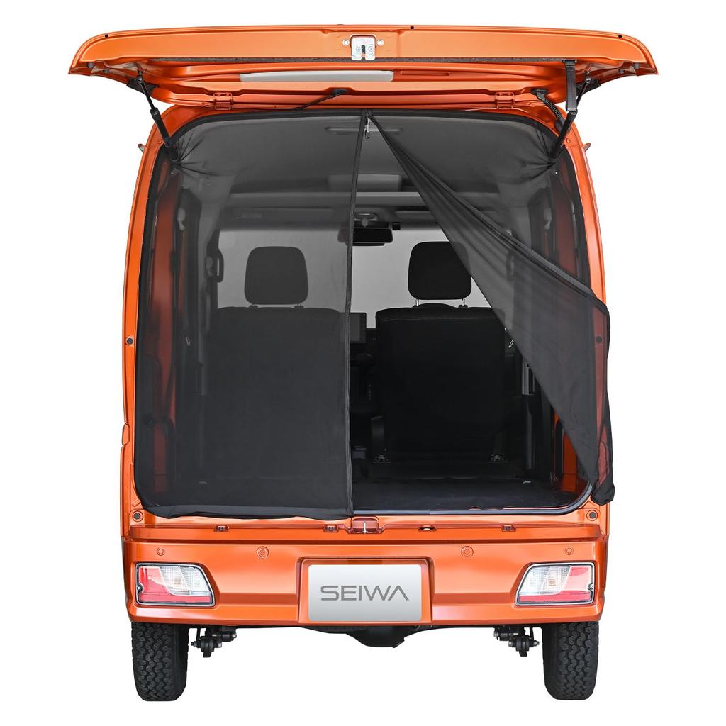 SEIWA Car Insect Repellent Easy for Back Doors Small Size 1 Slide Ideal for Car Camping Car Stink Bug Protection Net, Magnet, Only, (IMP041), Piece,