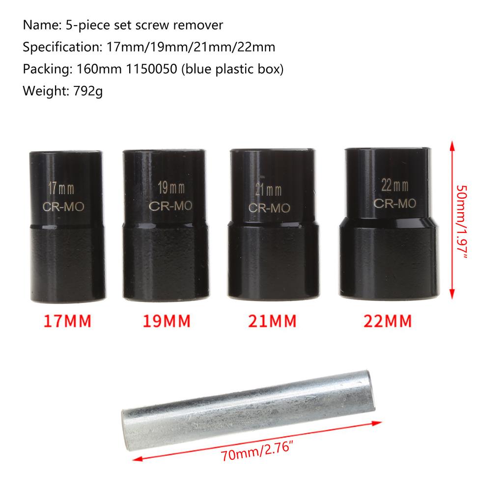 Damaged Screw Extractor Remover Drill Bit Set Disassemble Screws Bolt Stud Slip Teeth Demolish Stripped Broken Remover