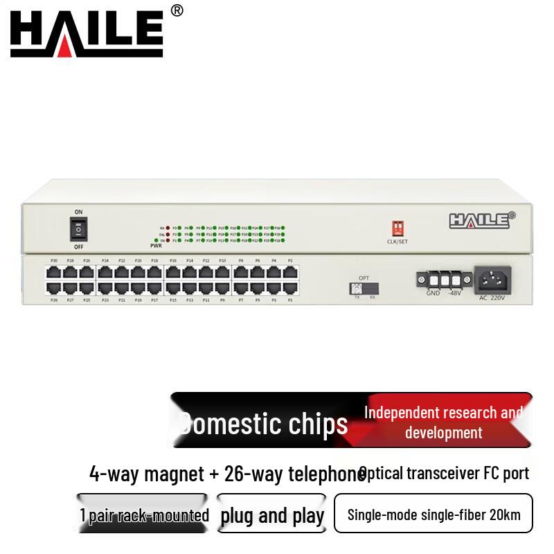 HAILE Цифровой телефонный оптоволоконный мультиплексор