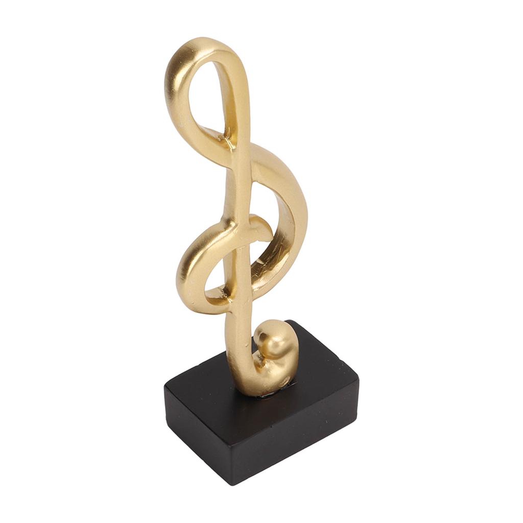 Music Note Sculpture Music Note Shape Elegant Simple Resin Music Note Table Sculpture for Office