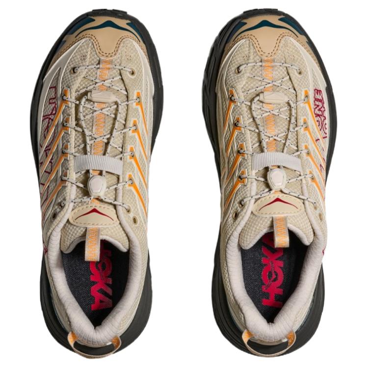 HOKA One One Кроссовки для трейлраннинга Mafate Three 2 Унисекс Бежевый Оранжевый 1175490-CRMK