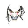 Smile Face Scary Clown Mask Realistic Full Face Mask Facepiece Halloween Mask  Male Female