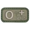 Viper O Positive Rubber Patch
