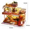 Miniature Doll House Handmade 3D Puzzle Assembly Building Model Kit Creative Room Bedroom Decoration With Furniture Wooden Craft