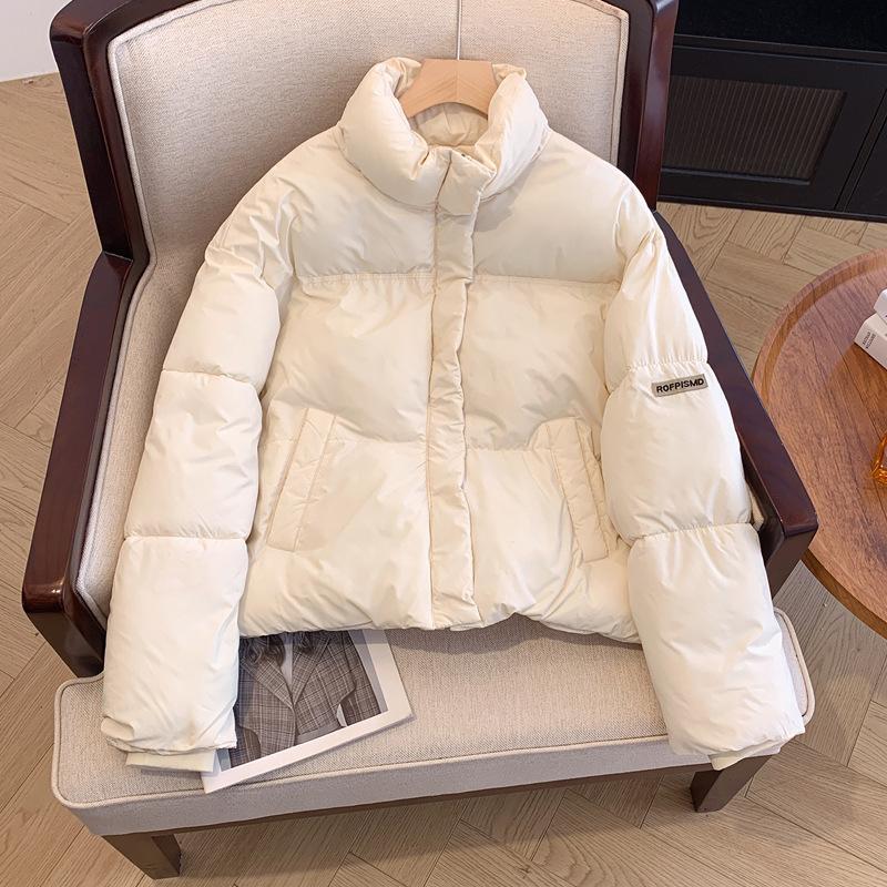 Новая зимняя хлопковая одежда с воротником-стойкой, женская хлопковая одежда, короткая хлопковая куртка, трендовая теплая корейская куртка из хлеба