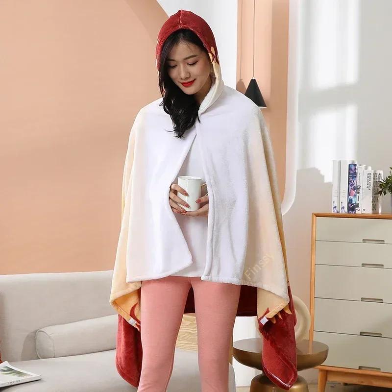 Клинок, рассекающий демонов Плед Аниме Kimetsu No Yaiba Косплей Реквизит Танджиро На заказ Женская пижама Взрослый халат Шаль Ночная рубашка Домашняя одежда